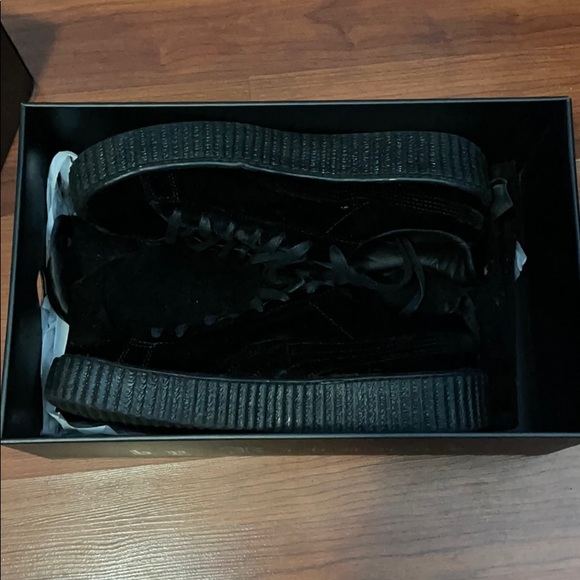 Fenty X Puma Velour Sneakers - Picture 2 of 7